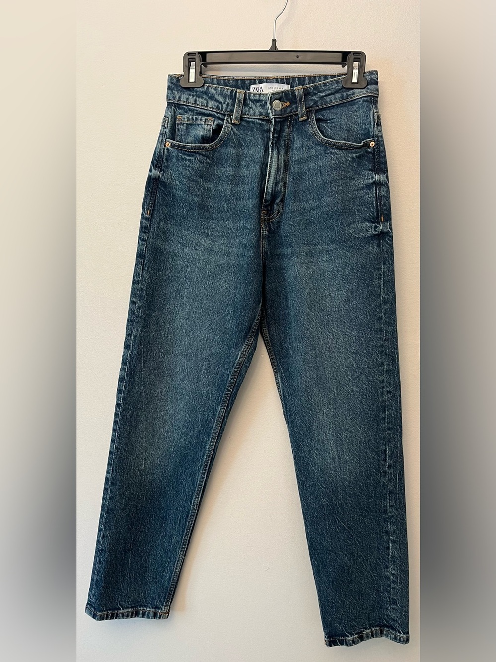 Zara Z1975 High Rise Mom Fit Ankle Jeans Size 4 / EUR 36